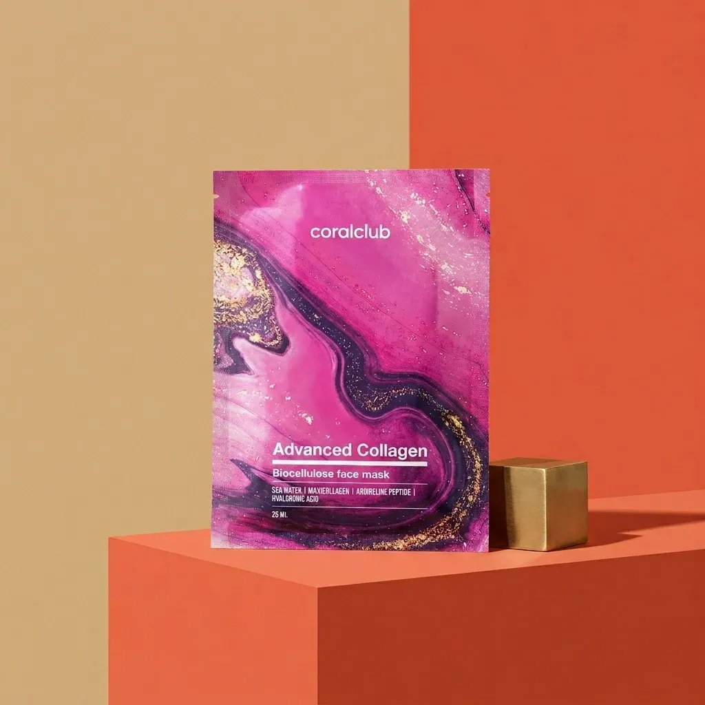 Advanced Collagen Biocellulose Facial Mask pakuotė