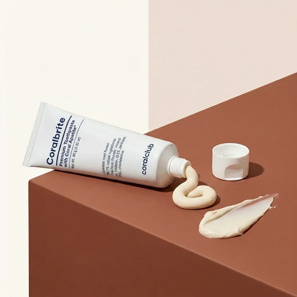 Dantų pasta Coralbrite – pakuotė iš arti