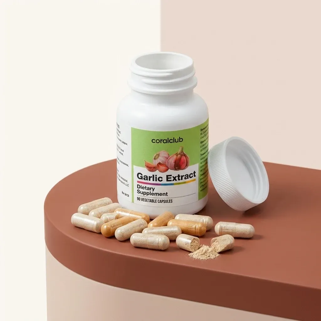 Garlic Extract – pakuotė iš arti