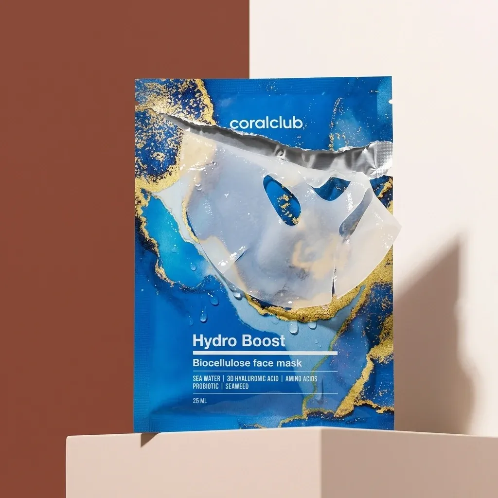 Hydro Boost Biocellulose Facial Mask – pakuotė iš arti