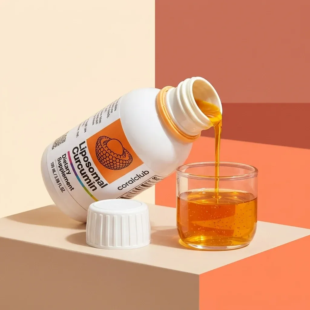 Liposomal Curcumin – pakuotė iš arti
