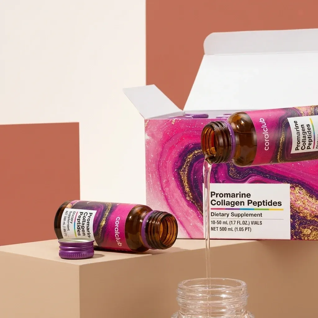 Kolageno peptidai Promarine – pakuotė iš arti