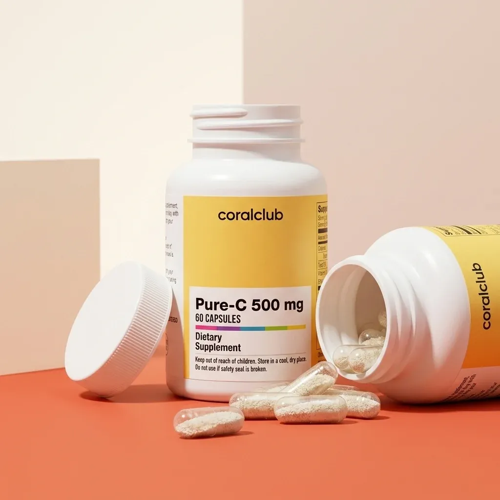 Pure-C 500 mg – pakuotė iš arti