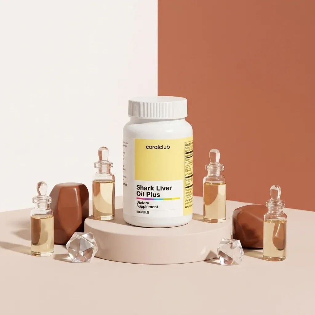 Shark Liver Oil Plus ir sudedamosios dalys