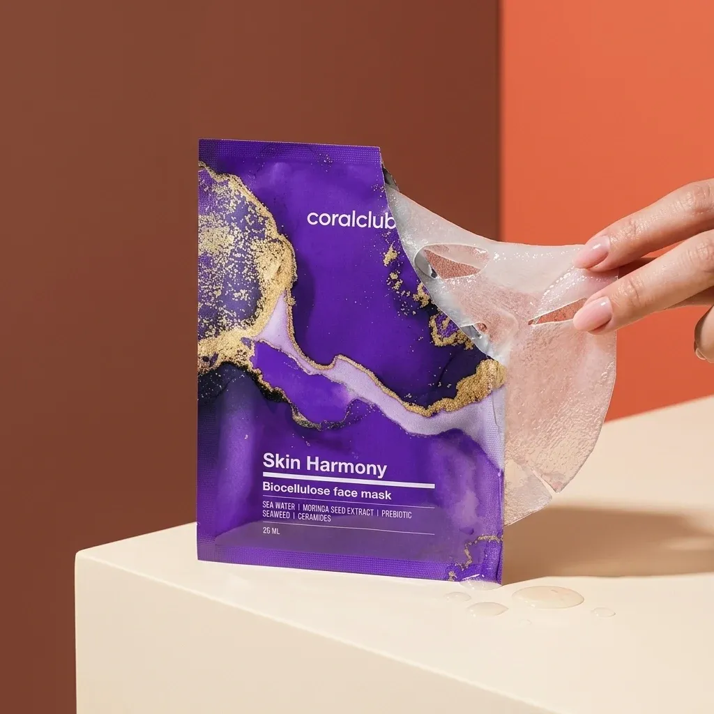 Skin Harmony Biocellulose Facial Mask – pakuotė iš arti