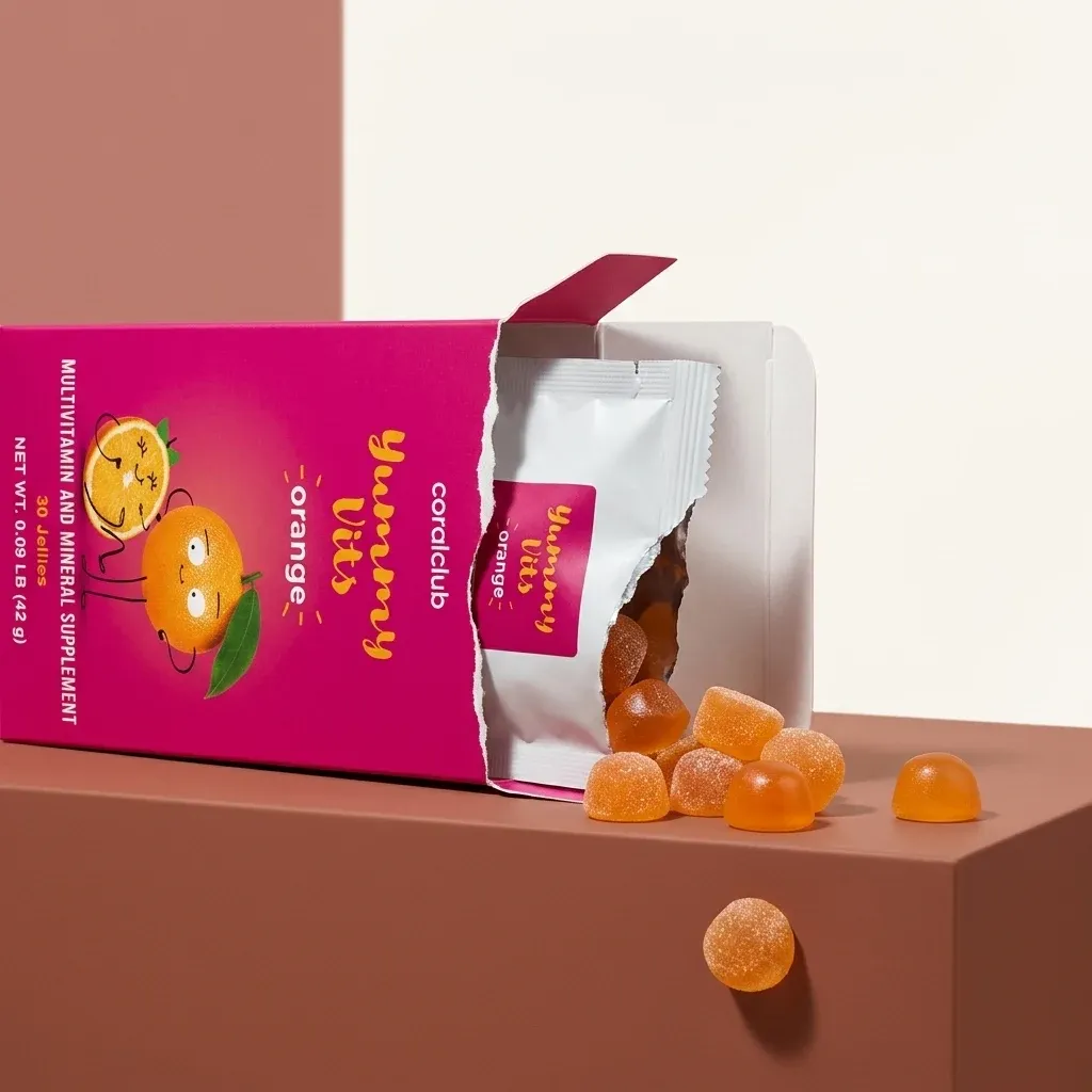 Yummy Vits Orange – pakuotė iš arti