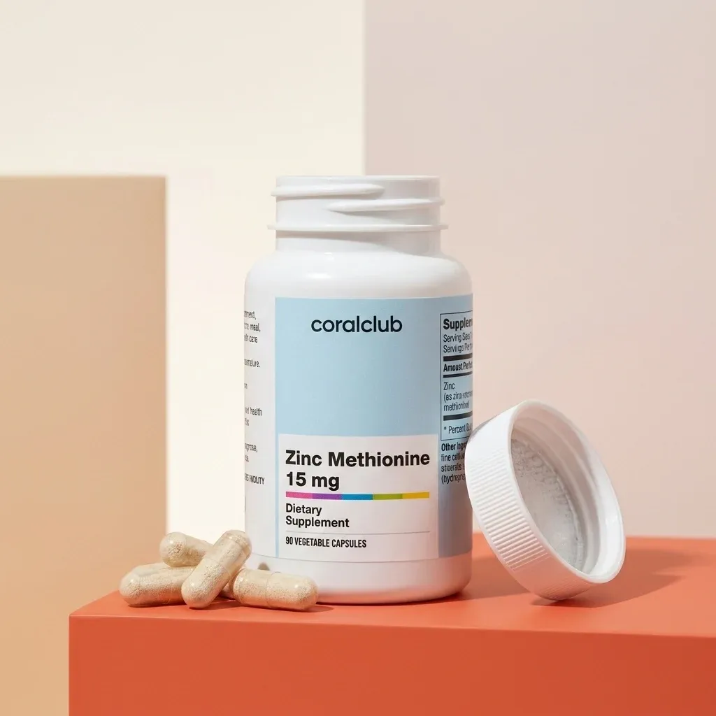 Zinc Methionine 15 mg – pakuotė iš arti